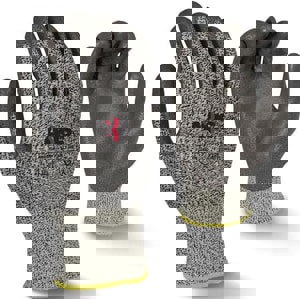 Size L Plastic Glove in Grey