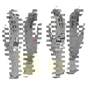 Size M Plastic Glove in Grey