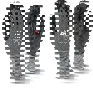 S Size HPPE Protection Gloves in Grey, Black and Green