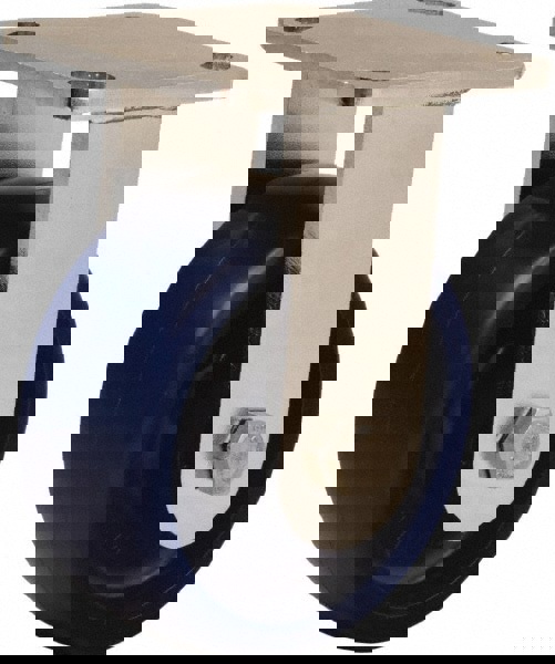 Rigid Top Plate Caster: Polyurethane, 5