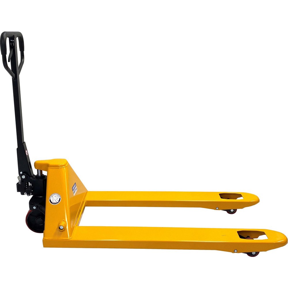 Pallet Handlers; Body Material: Steel ; Finish: Powder Coated ; Color: Yellow ; Adjustable: No ; Lift Height (Fractional Inch): 7-5/16 ; UNSPSC Code: 24101600