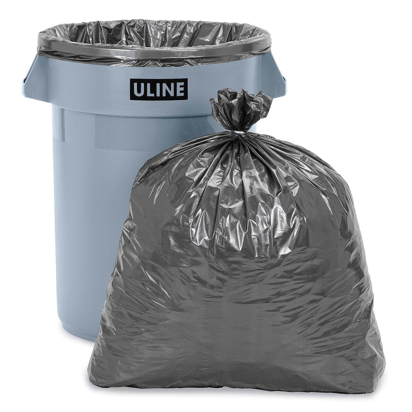 Uline Steel Tuff Trash Liners - 33 Gall
