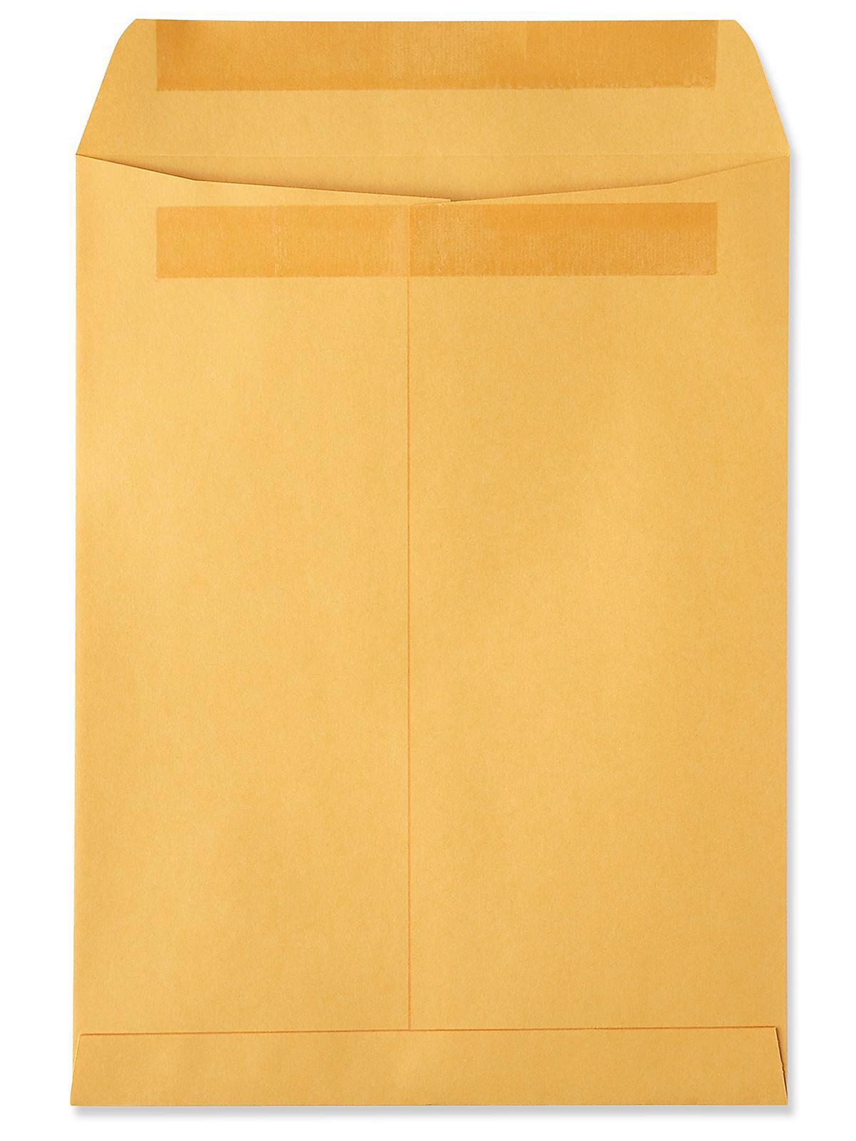 Redi-Seal Envelopes Bulk Pack - Kraft 9