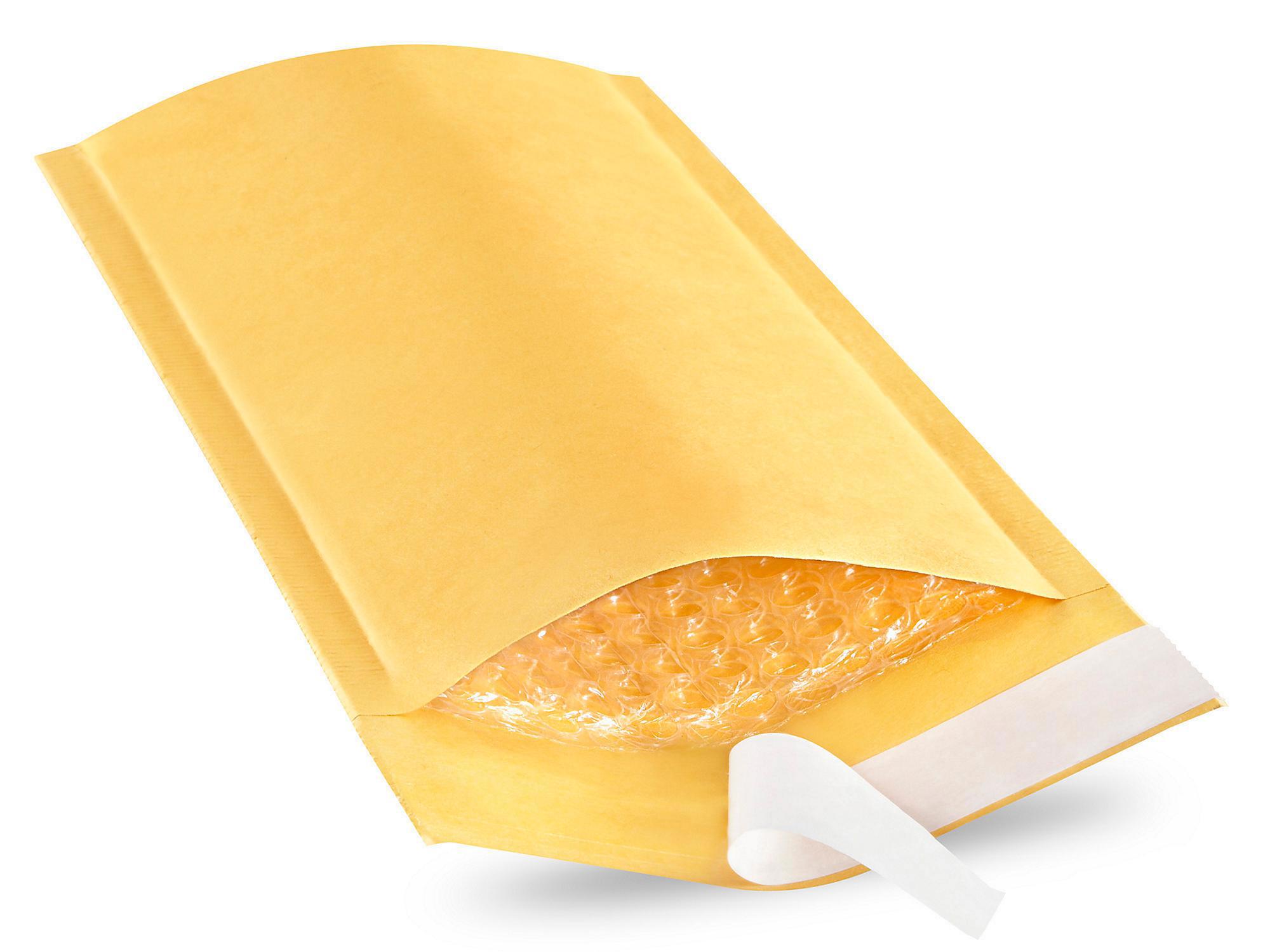 Uline Self-Seal Gold Bubble Mailers #00