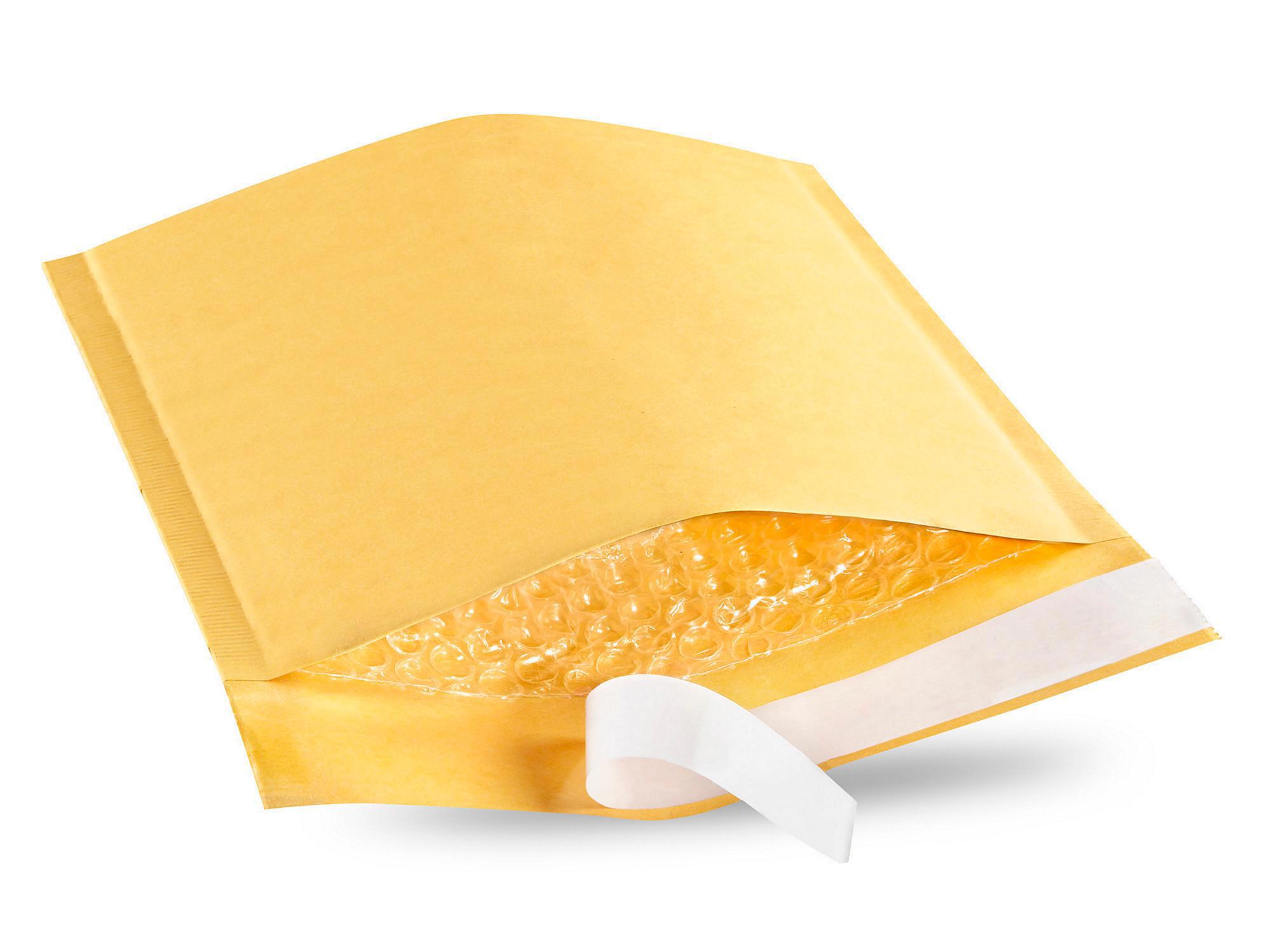 Uline Self-Seal Gold Bubble CD Mailers -