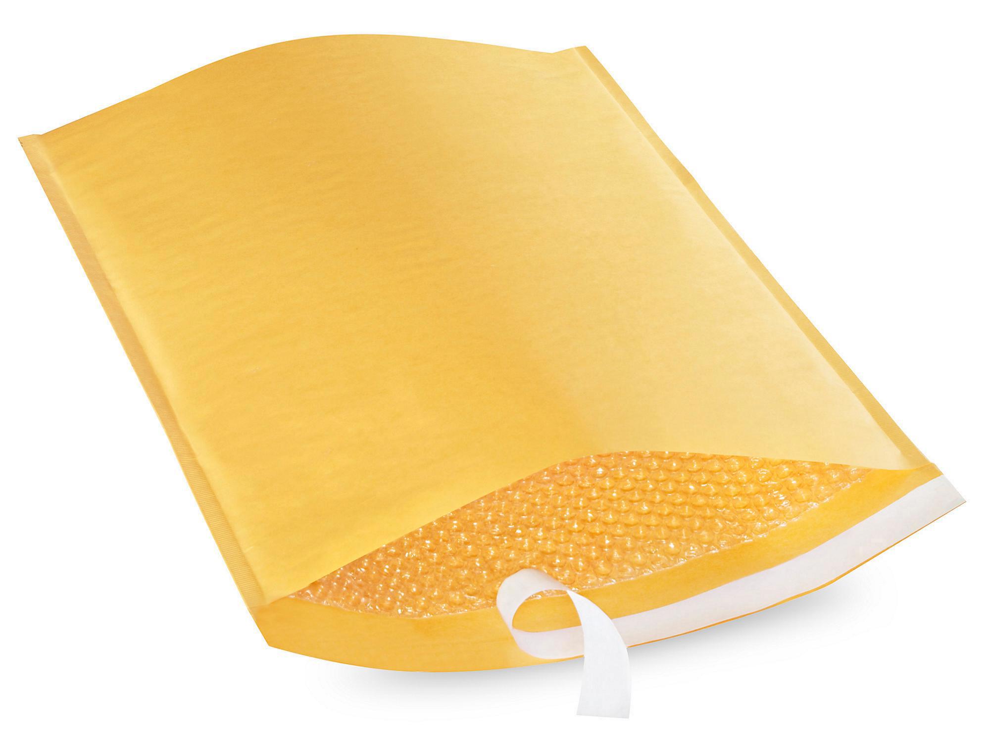 Uline Self-Seal Gold Bubble Mailers #7 S