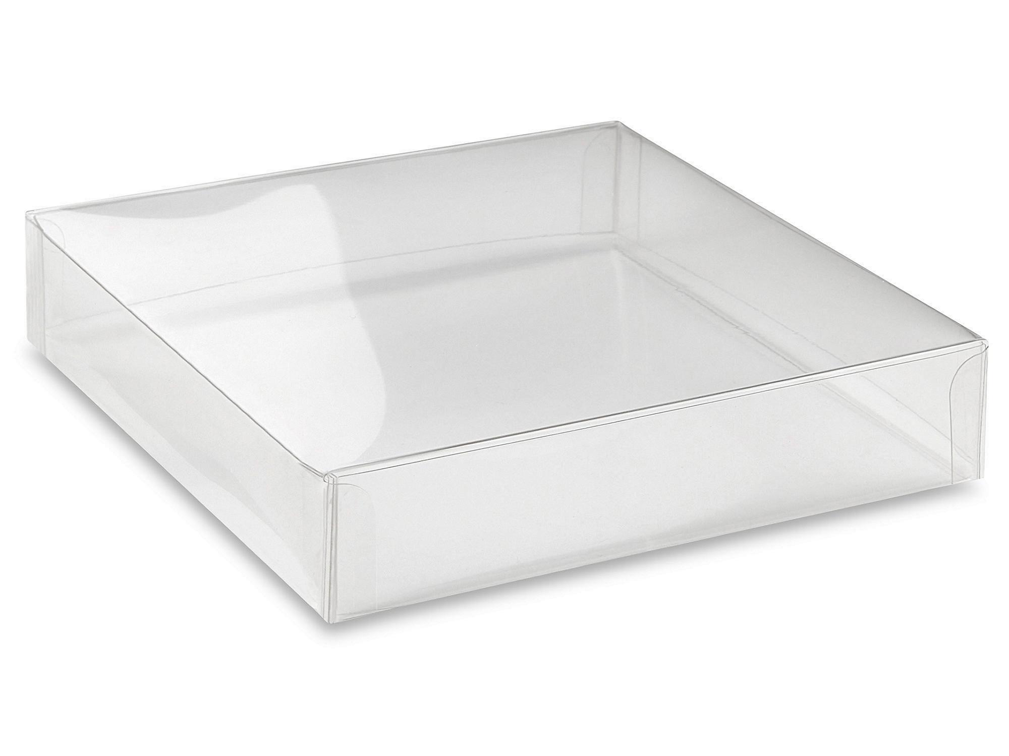 Clear Lid Boxes with Clear Base 5 3/8 x