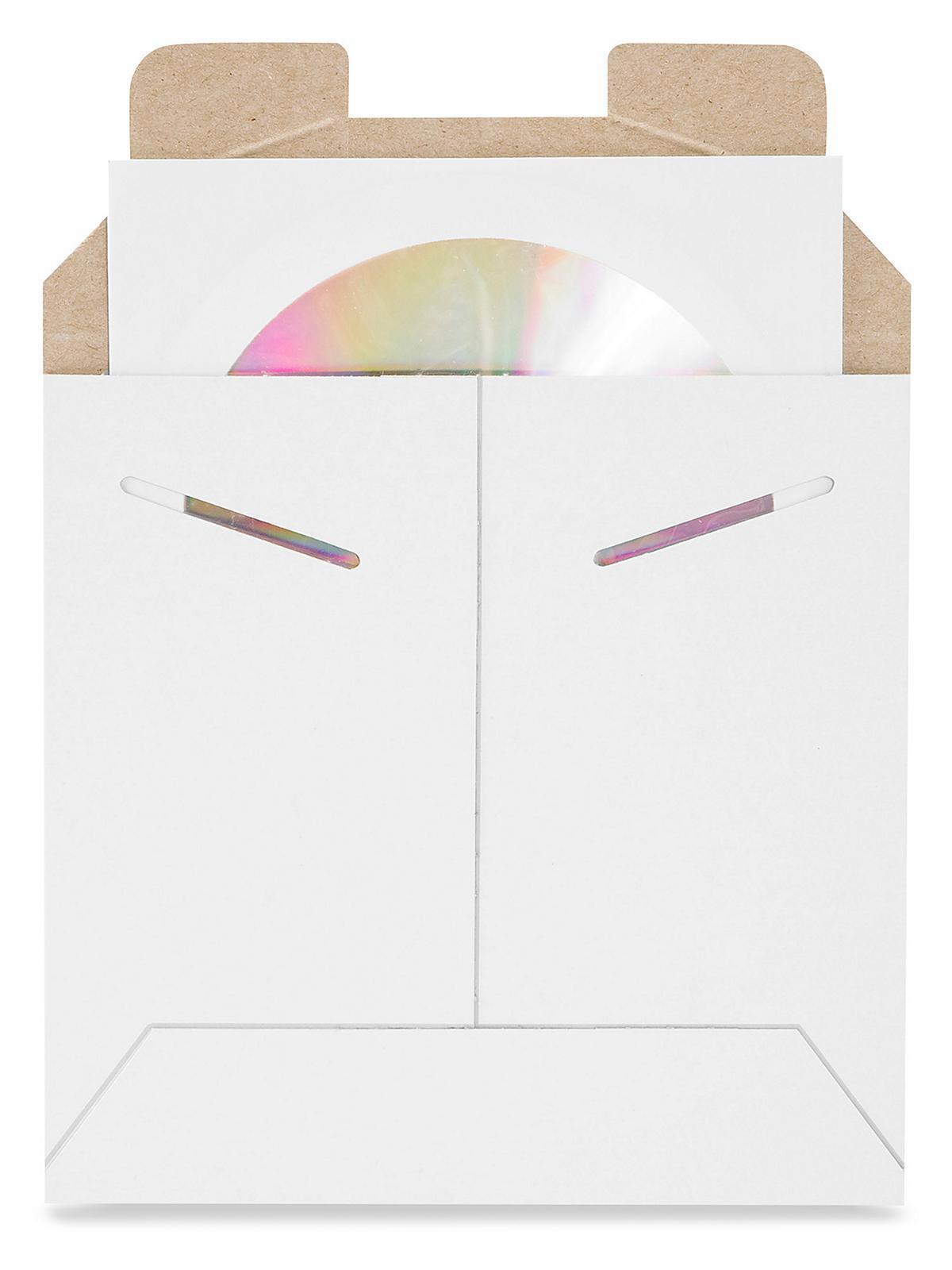 White Tab Locking Stayflats #9 - 6 x 6