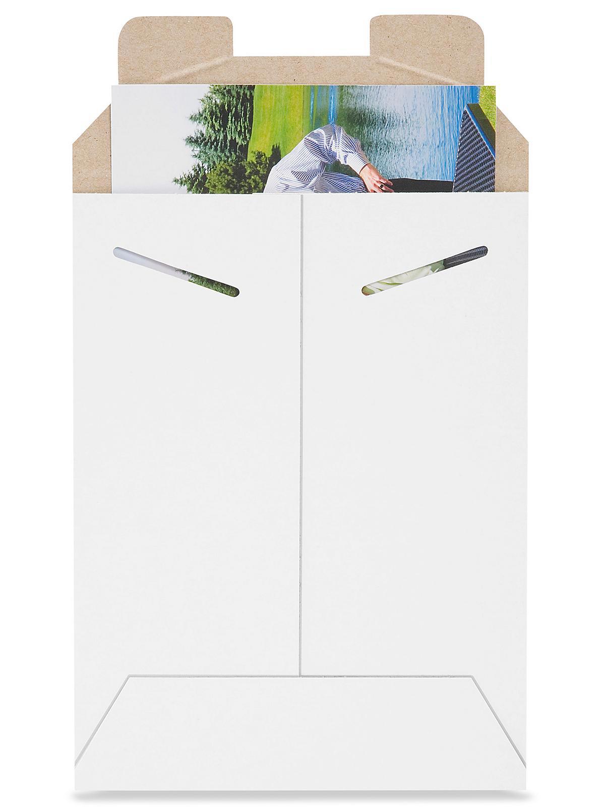 White Tab Locking Stayflats #1 - 6 x 8