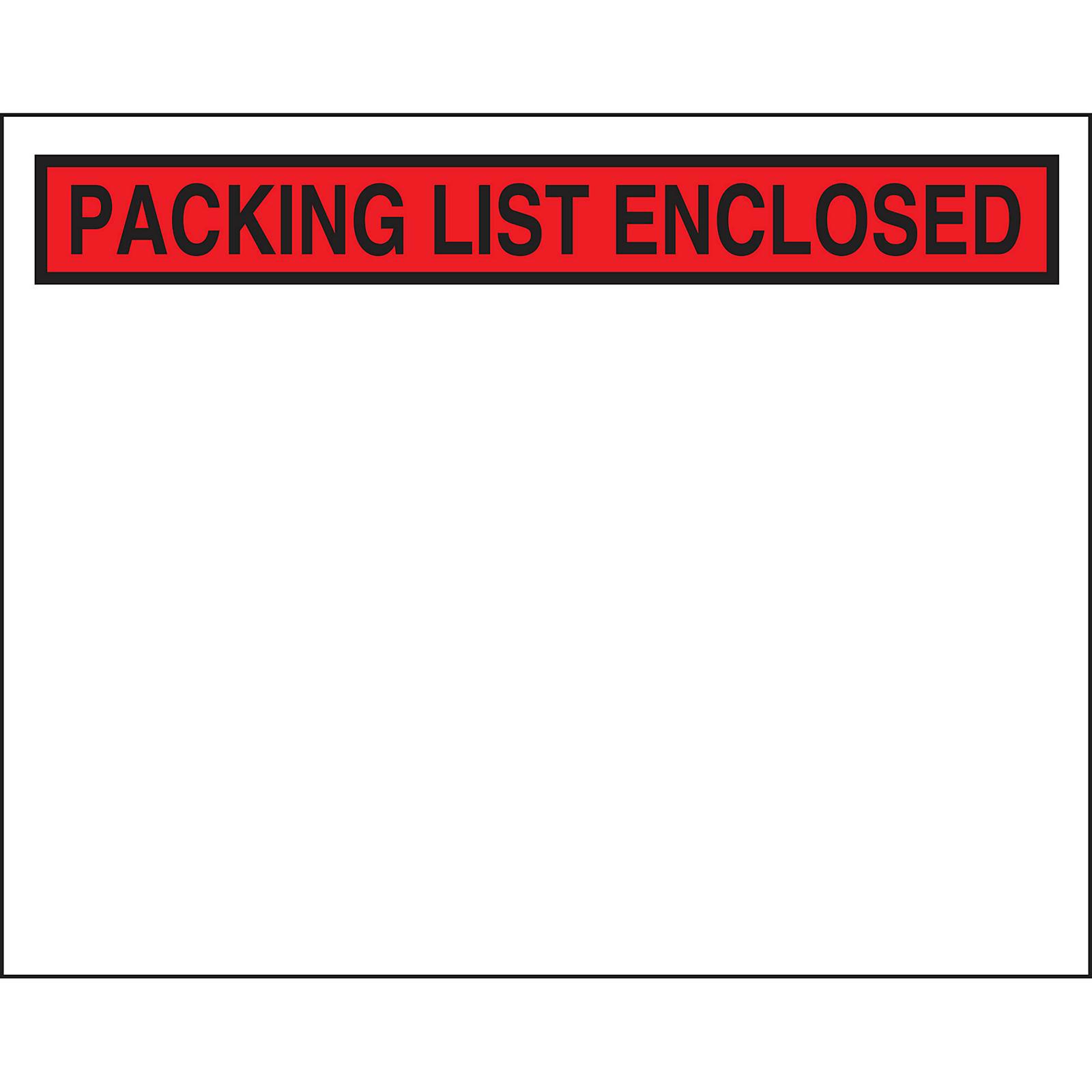 Super Stick Packing List Envelopes - 9