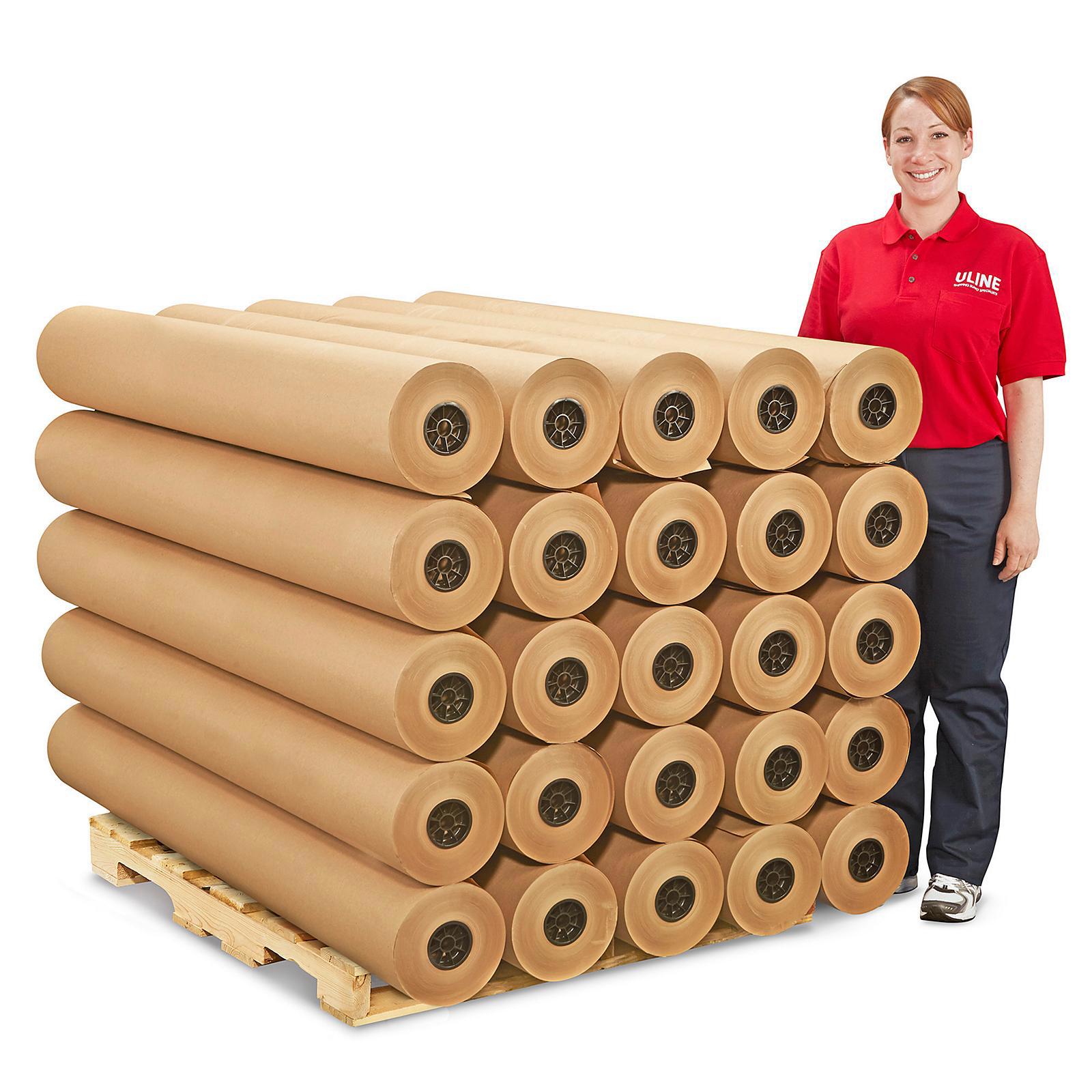 75 lb Kraft Paper Roll Skid Lot - 60