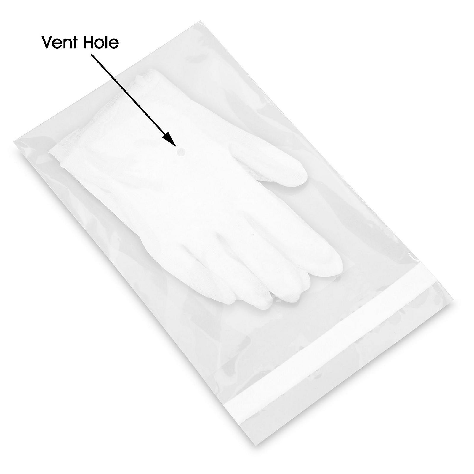 Vent Hole Bags - 2 Mil, 6 x 8