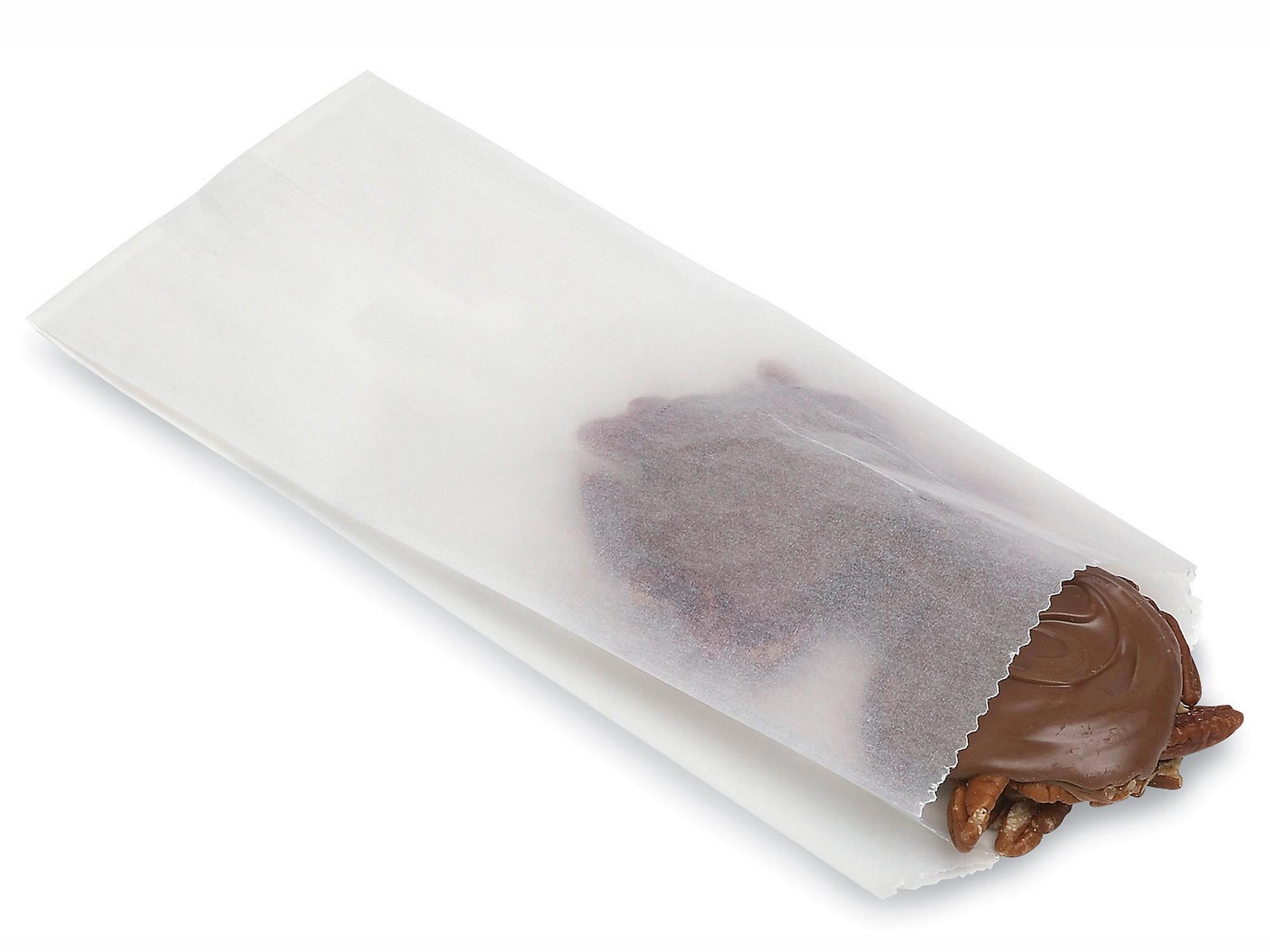 Gusseted Glassine Bags - 4 1 2 x 3 1 4 x