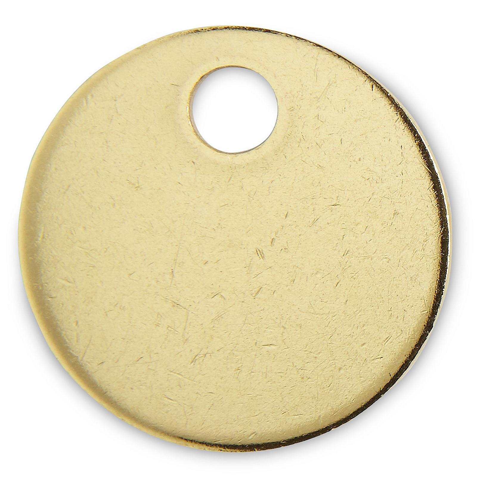 Round Tags - Brass, 1