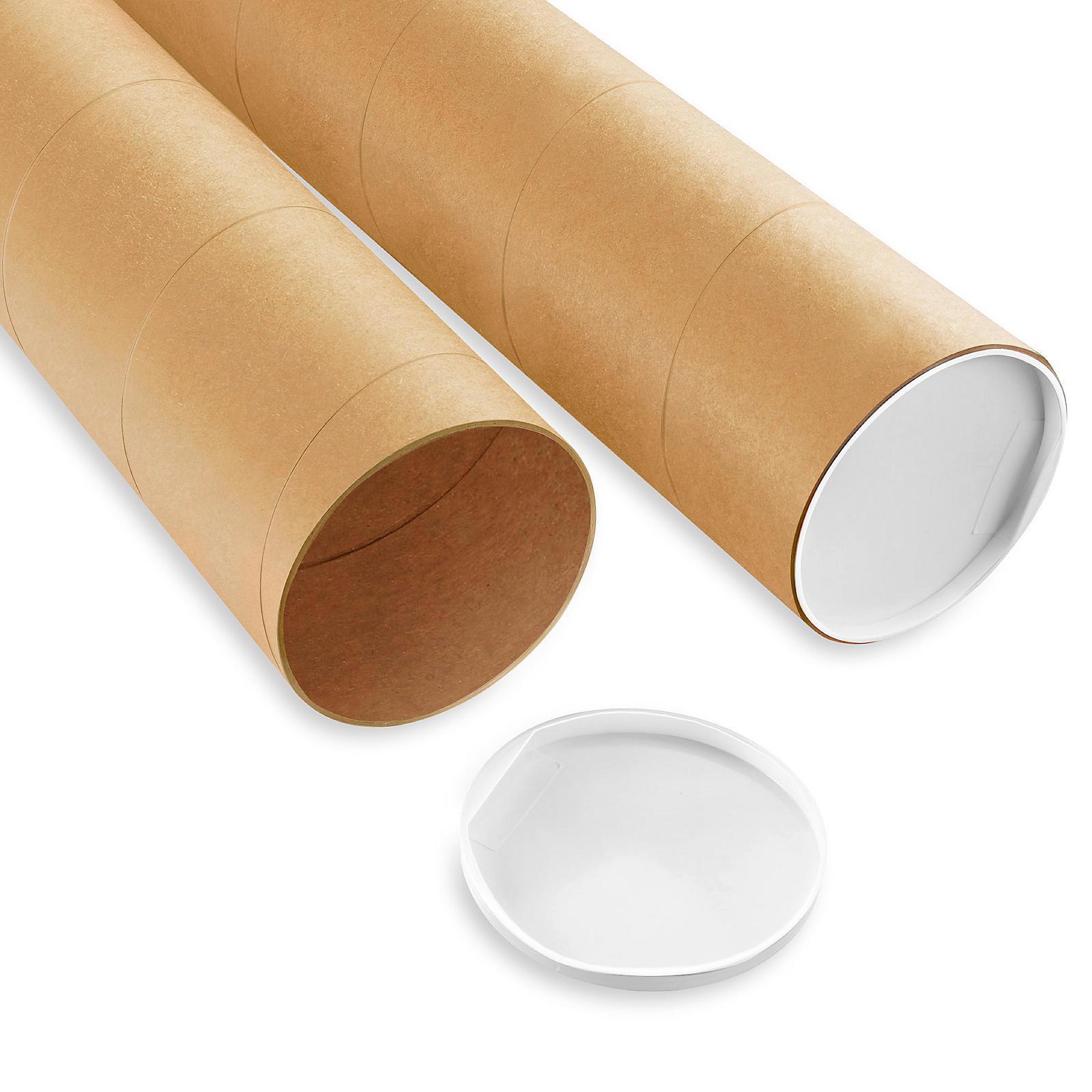 Custom Kraft Mailing Tubes with End Caps