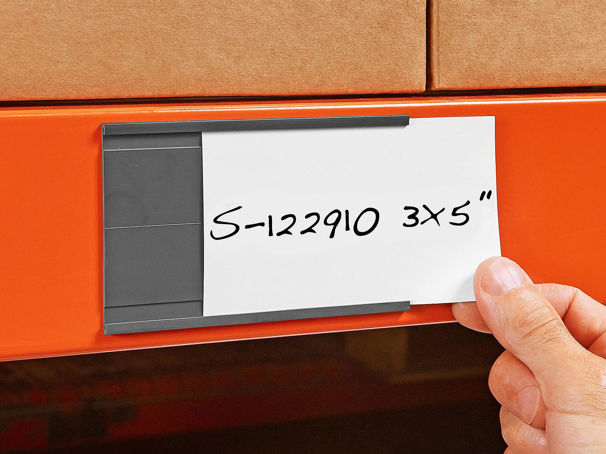 C-Channel Magnetic Warehouse Card Holder