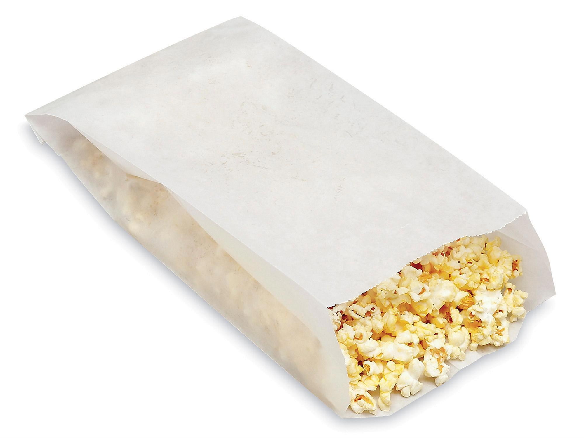 Gusseted Glassine Bags - 6 x 3 1 2 x 13