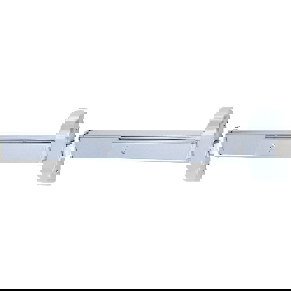 Push Bars; Material: Metal ; Locking Type: Exit Device Only ; Finish/Coating: Aluminum Painted ; Maximum Door Width: 2.5ft ; Minimum Door Width: 2.5ft