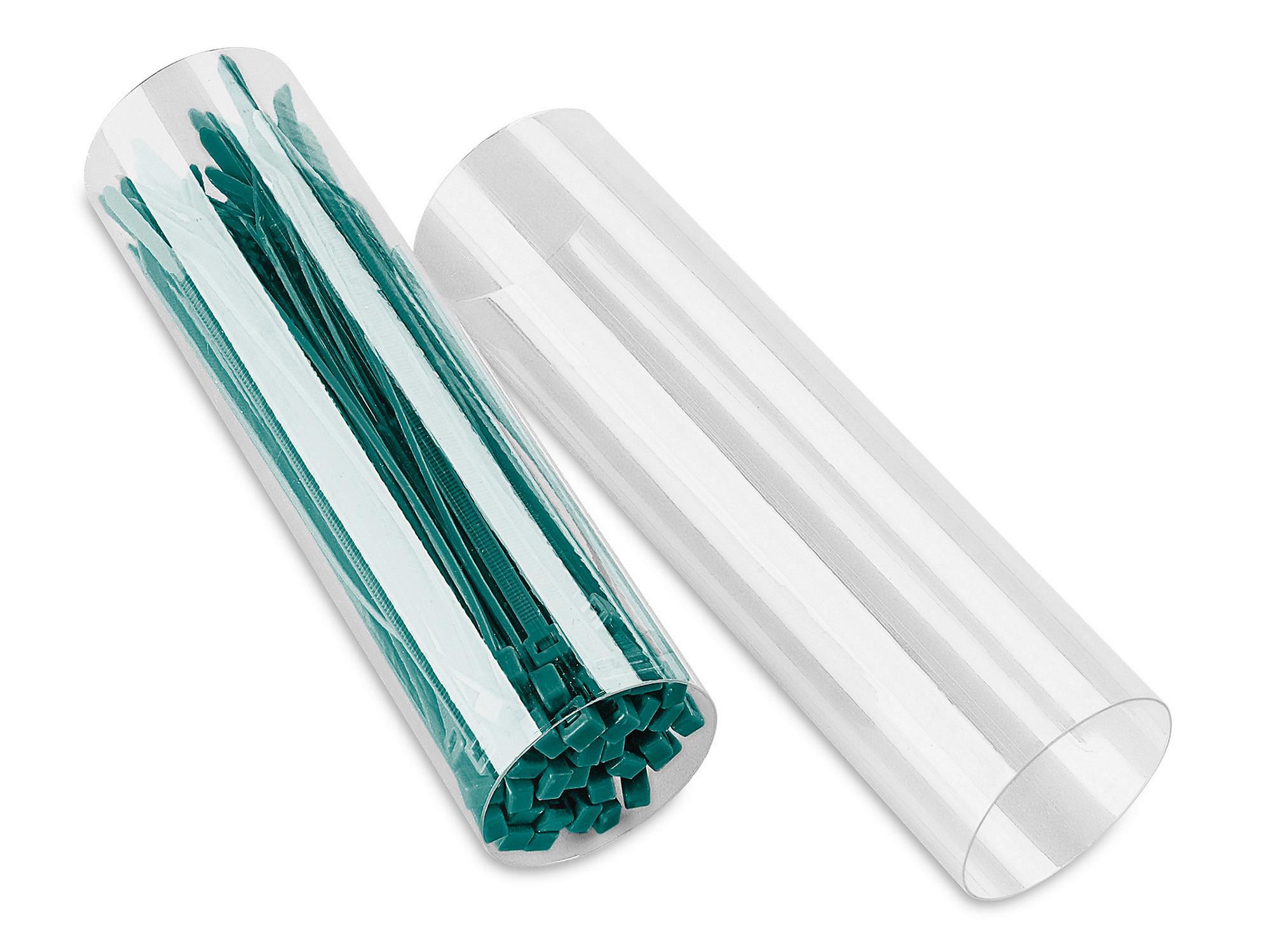 Clear Plastic Tubes - 1 1 2 x 6