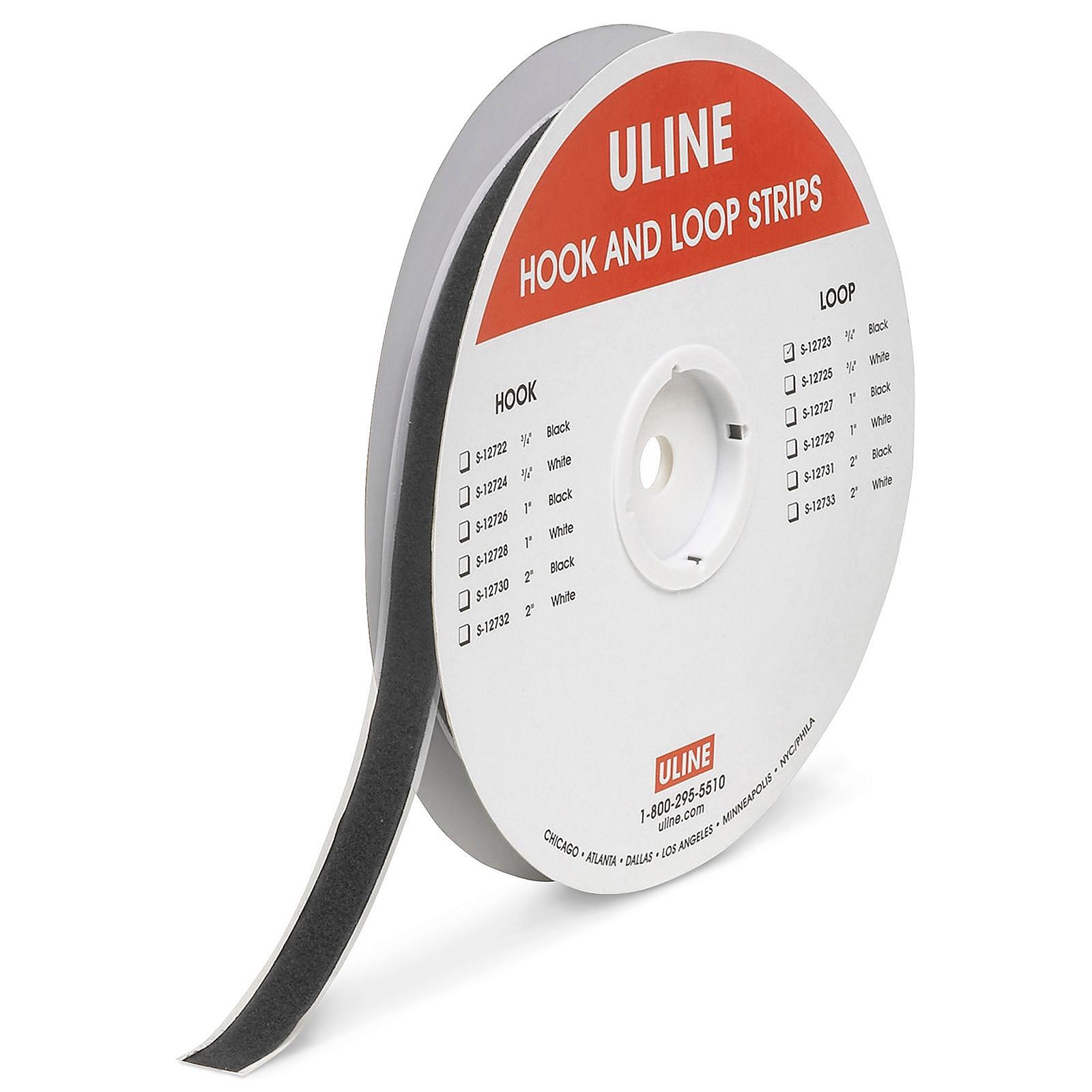 Tape Strips - Loop, Black, 3 4