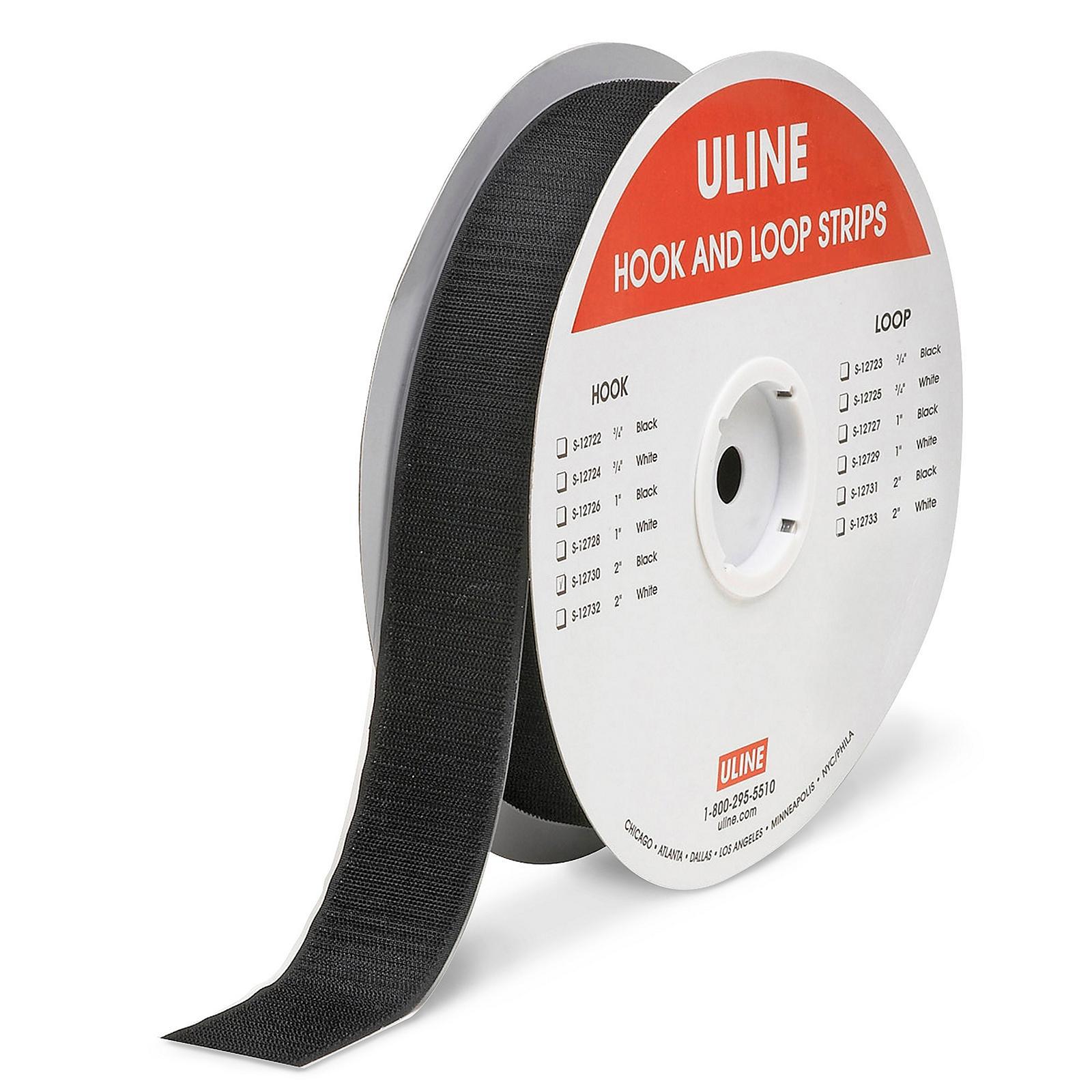 Tape Strips - Hook, Black, 2