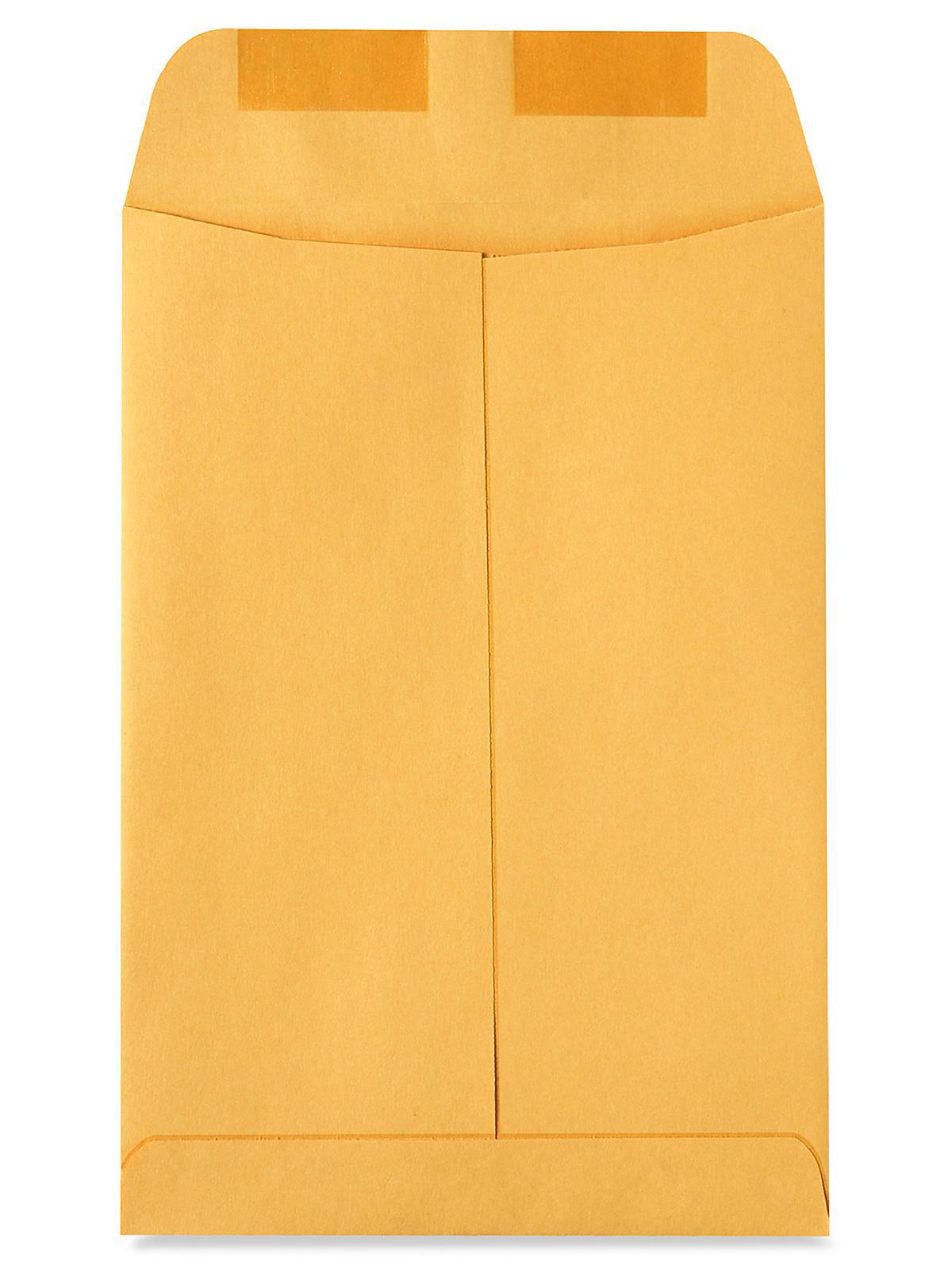 Gummed Envelopes - Kraft, 6 1 2 x 9 1 2