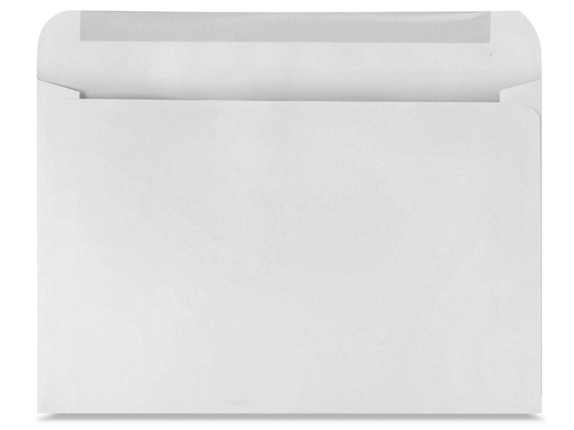 Booklet Gummed Envelopes - White, 9 x 6