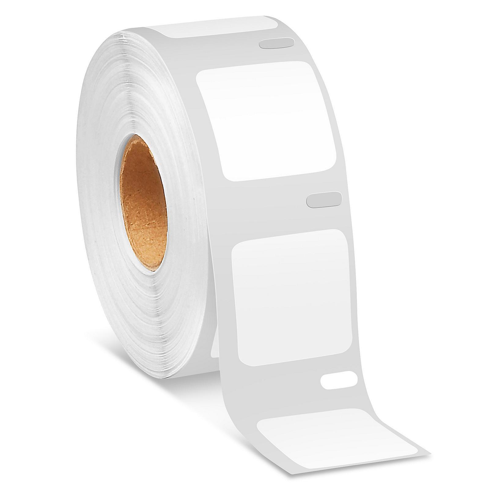 Uline Mini Printer Labels - White Paper,