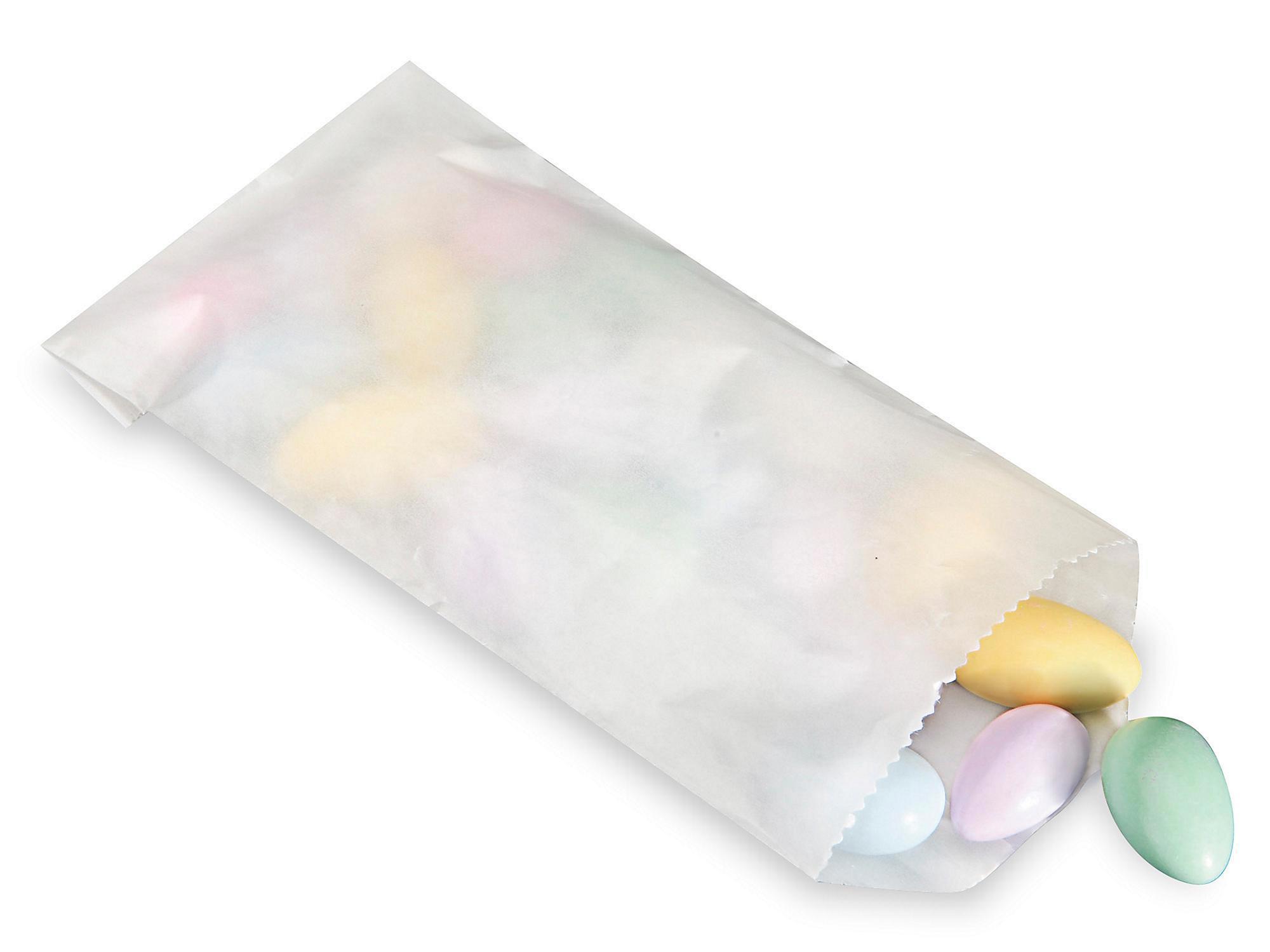 Flat Glassine Bags - 3 x 5 1 2