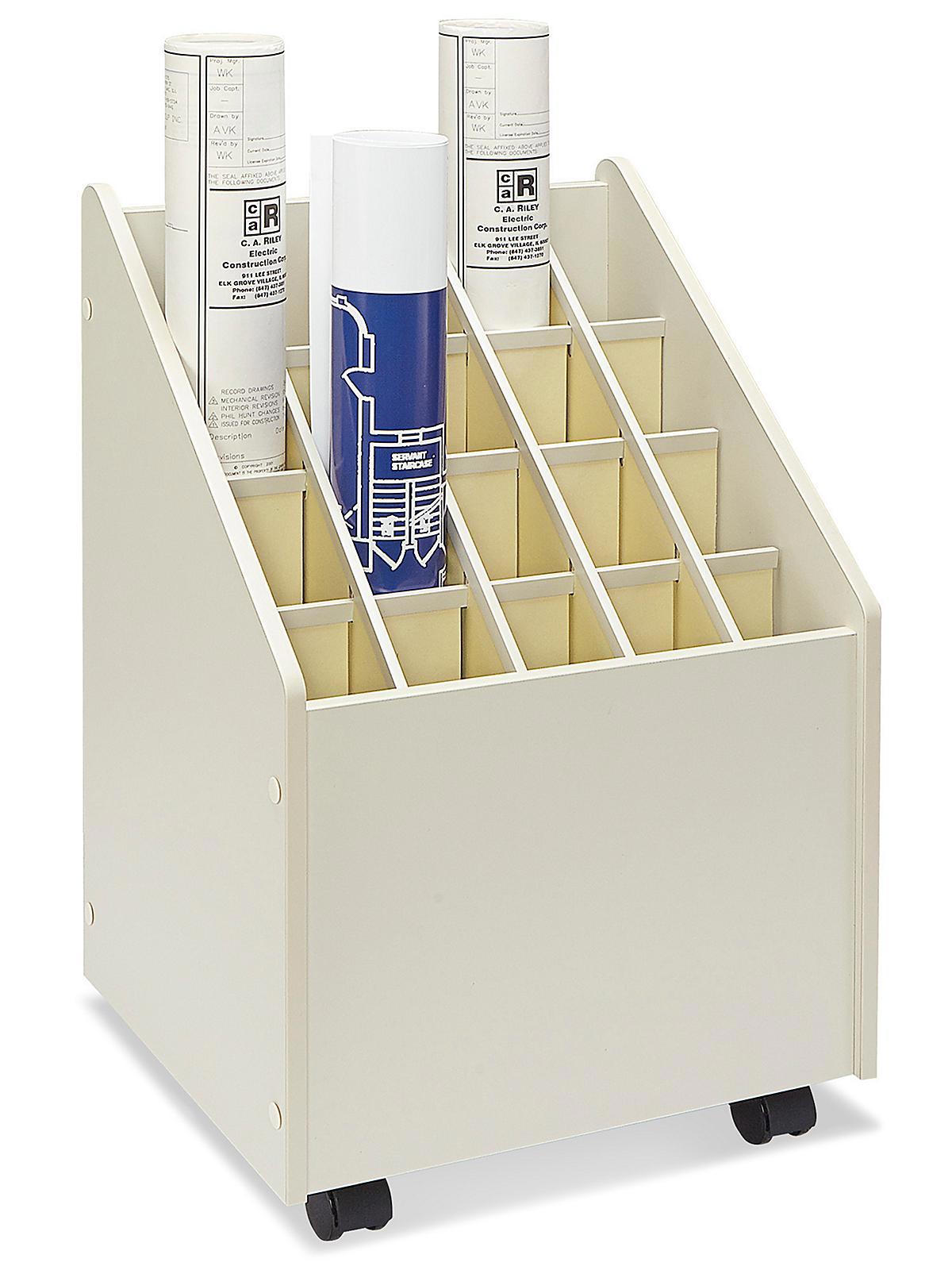 Mobile Roll File - 20 Compartment. Sold