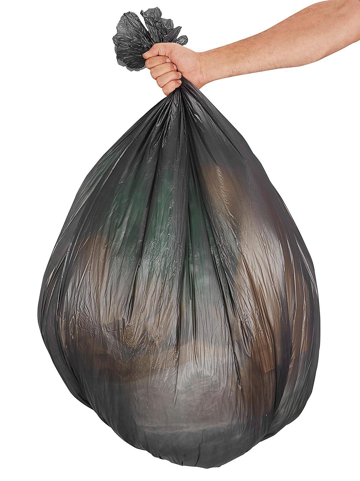 Uline Economy Trash Liners - Black, 40-4