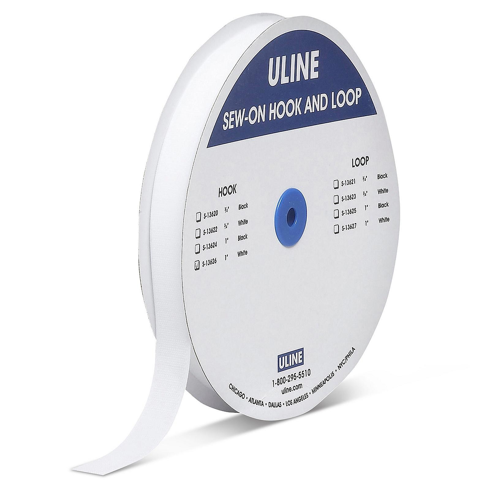 Sew-on Strips - Hook, White, 1