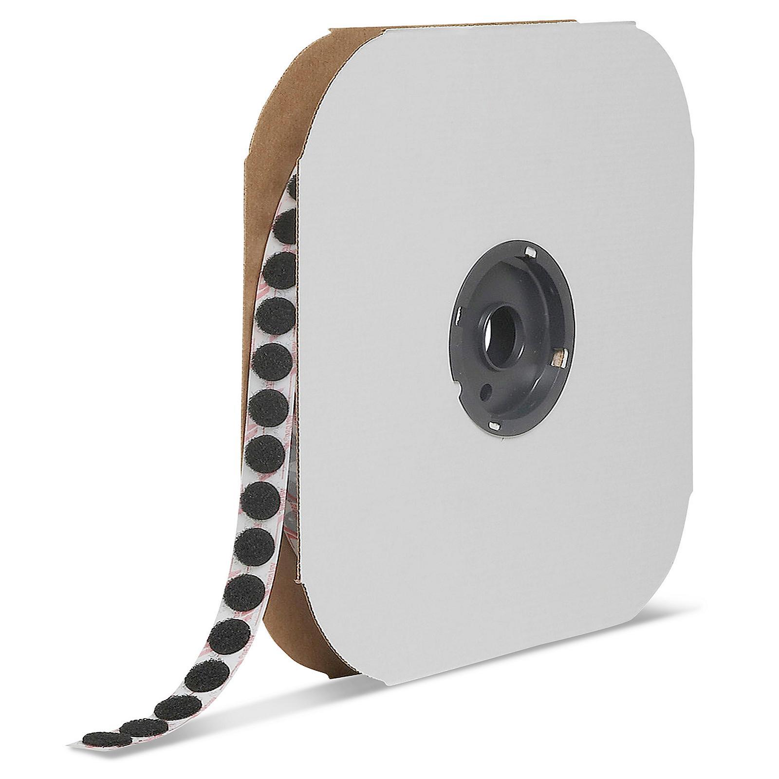 Velcro Brand Tape Dots - Loop, Black, 5