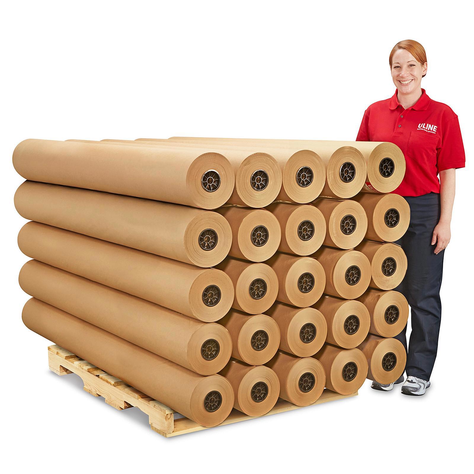 40 lb Kraft Paper Roll Skid Lot - 72