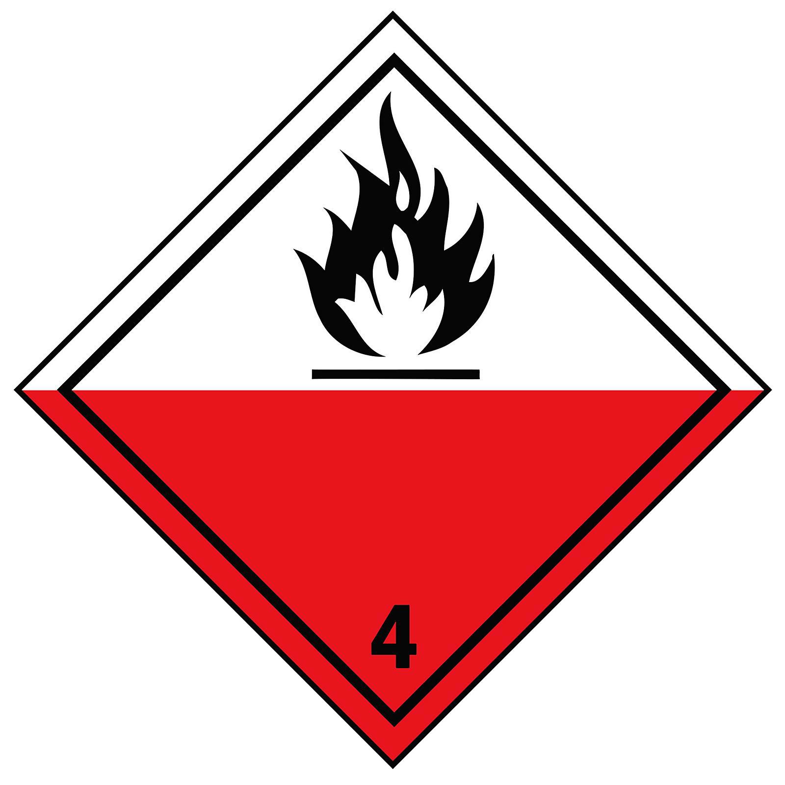 International Labels - Spontaneous Combu