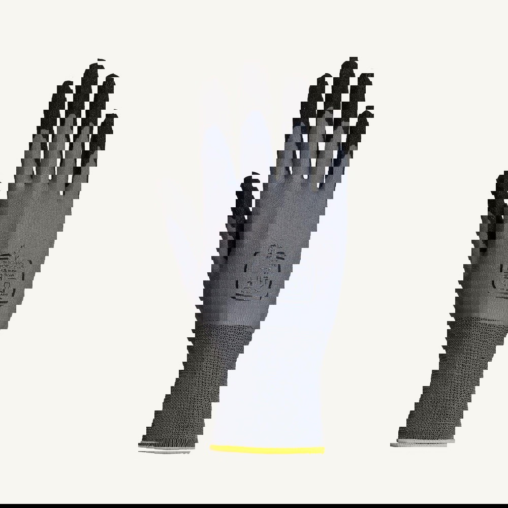 Cut & Puncture Resistant Gloves; Style: Knit ; Coating Material: Micropore Nitrile ; Coating Coverage: Palm & Fingers ; Glove Type: Cut & Abrasion-Resistant ; ANSI/ISEA Cut Resistance Level: A2 ; Primary Material: TenActiv