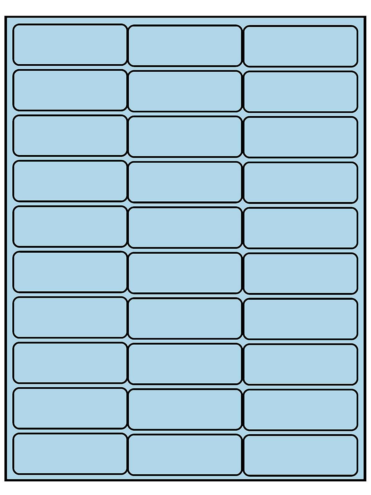 Removable Laser Labels - Pastel Blue, 2