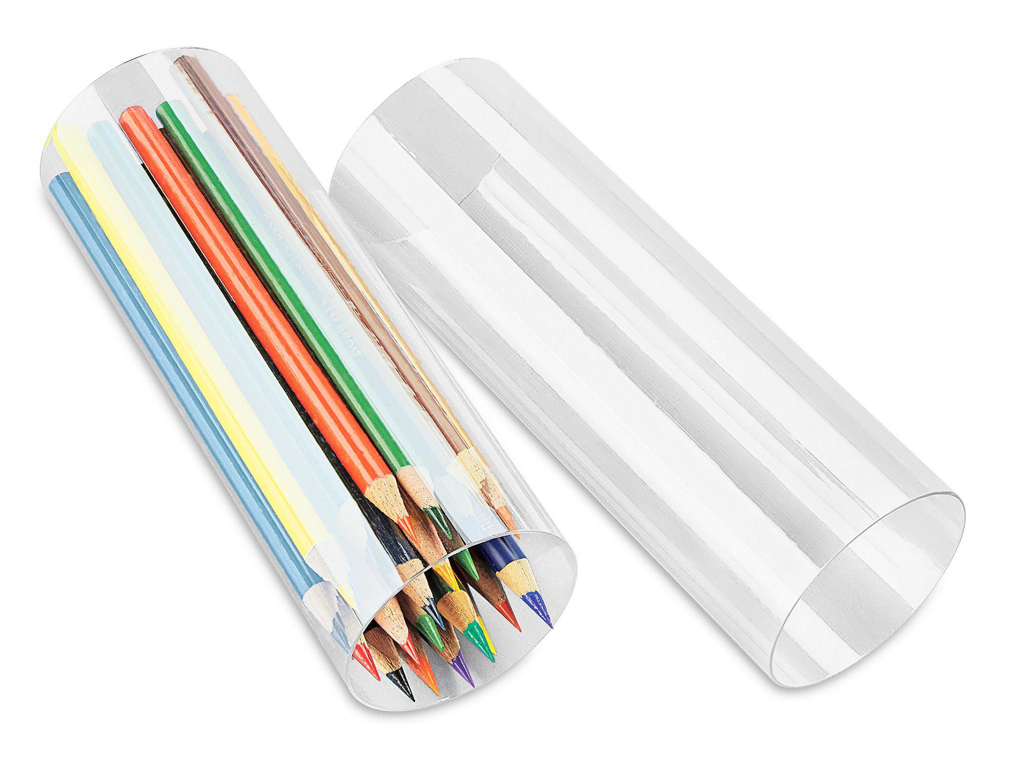Clear Plastic Tubes - 2 x 6