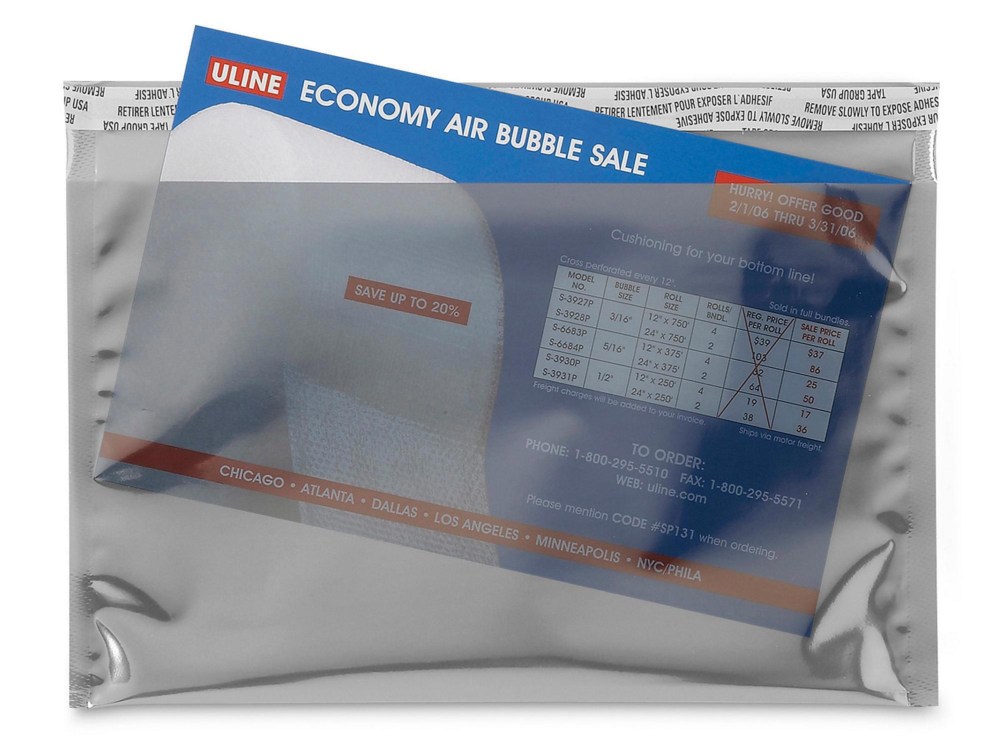 Translucent Silver Glamour Mailers - 4 1