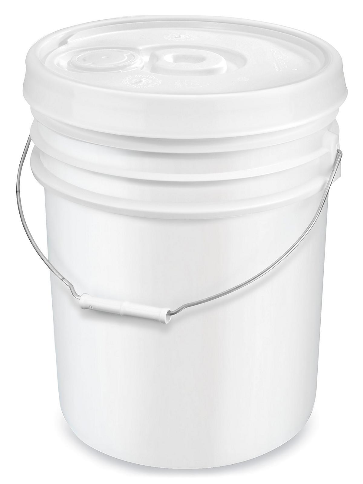 Plastic Pail with Lid - 5 Gallon