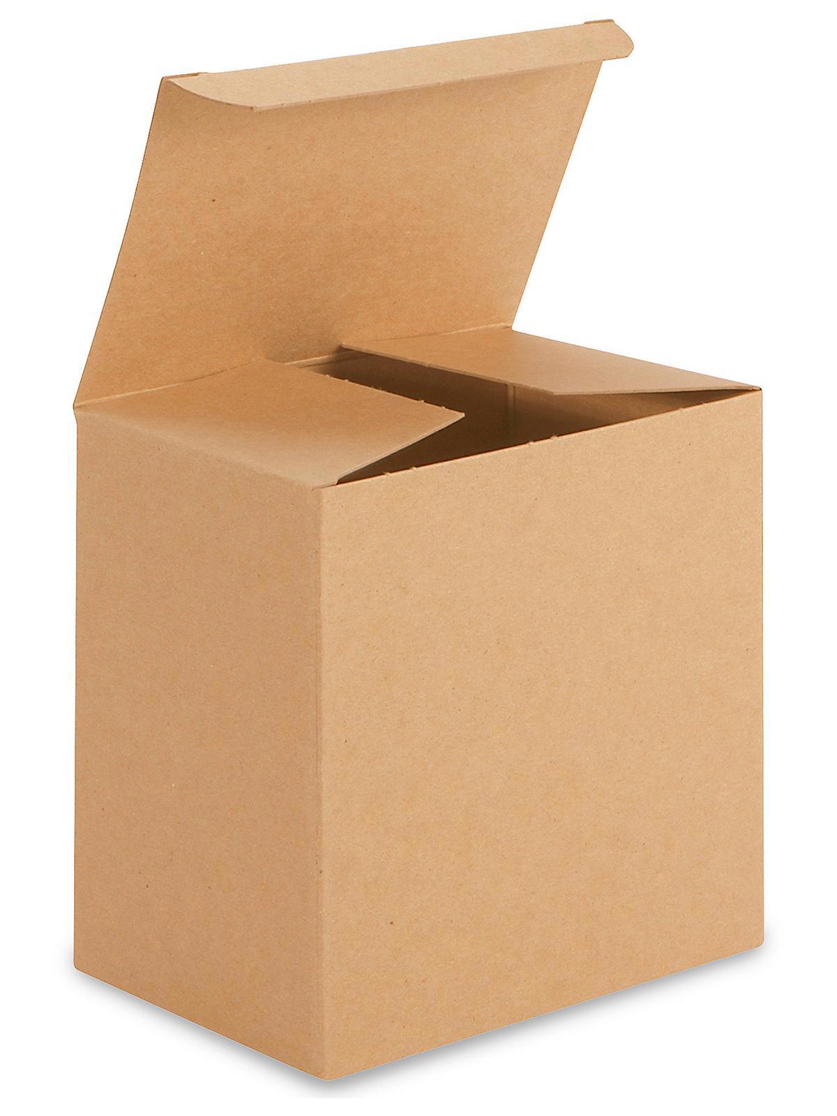 Reverse Tuck Cartons - Kraft, 6 x 4 x 6