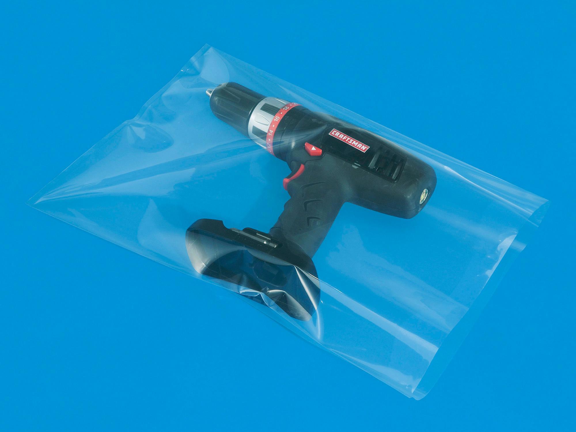 12 x 16 4 Mil Industrial Poly Bags