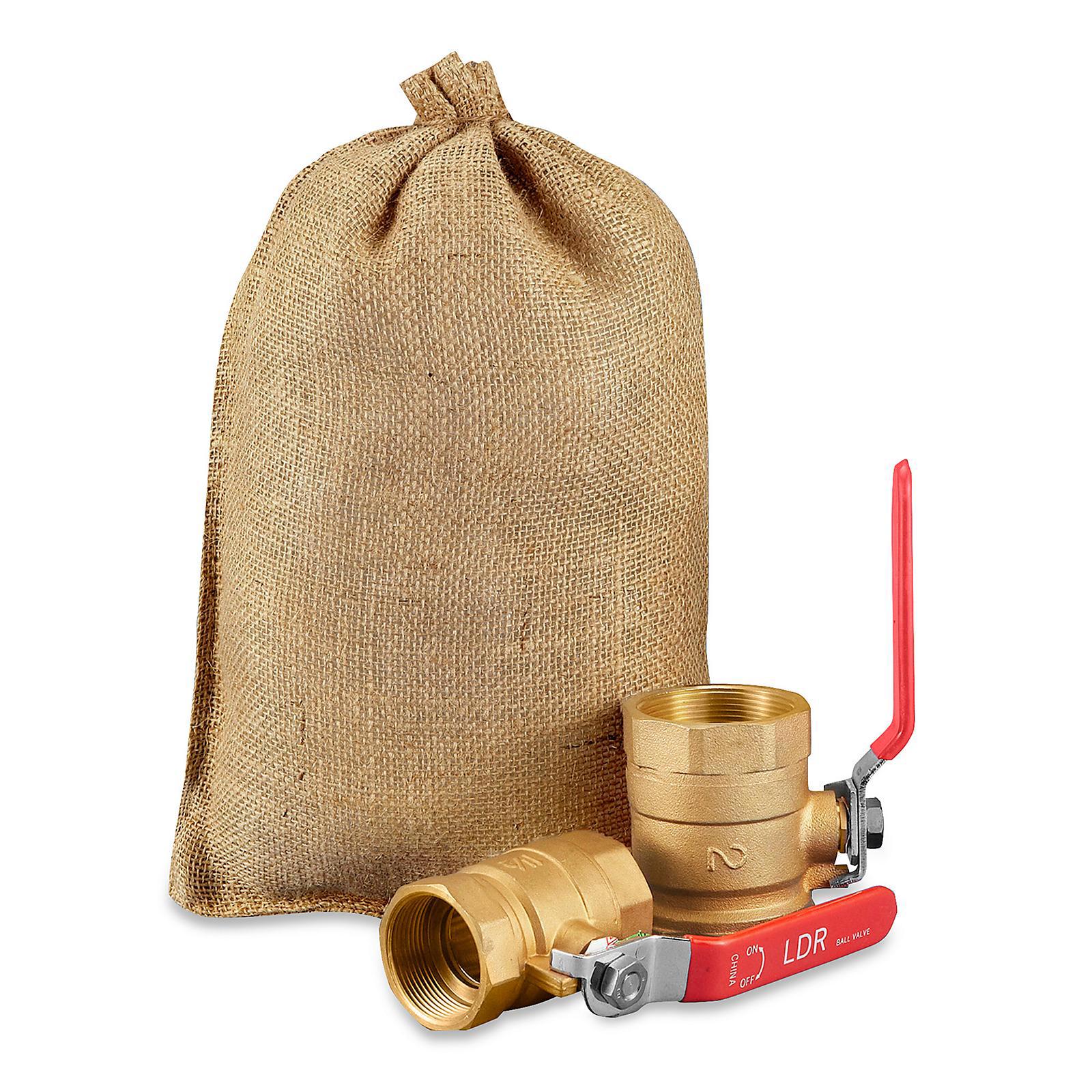 Burlap Bags with Drawstring - 10 x 14