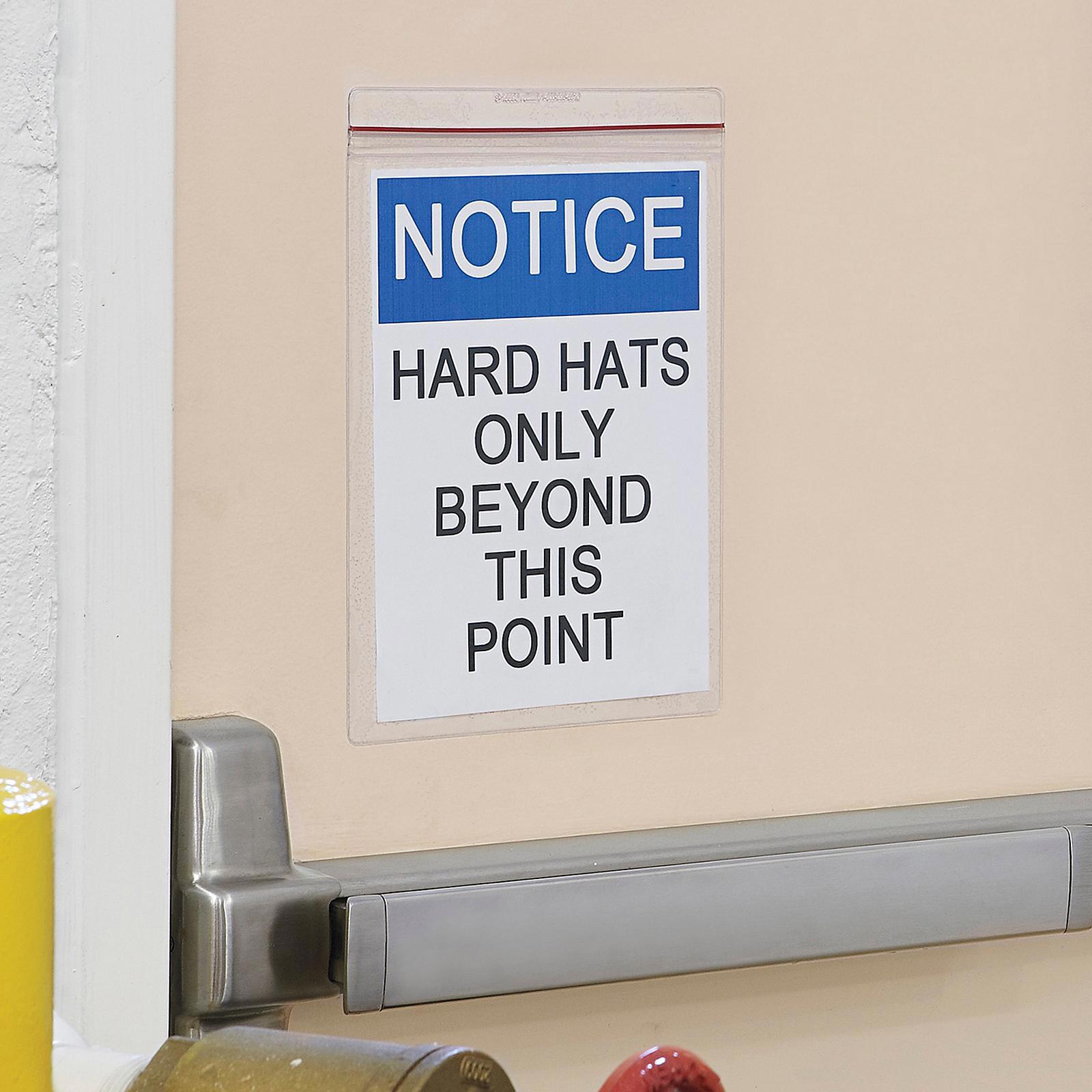 Reclosable Press-On Vinyl Envelopes - 9