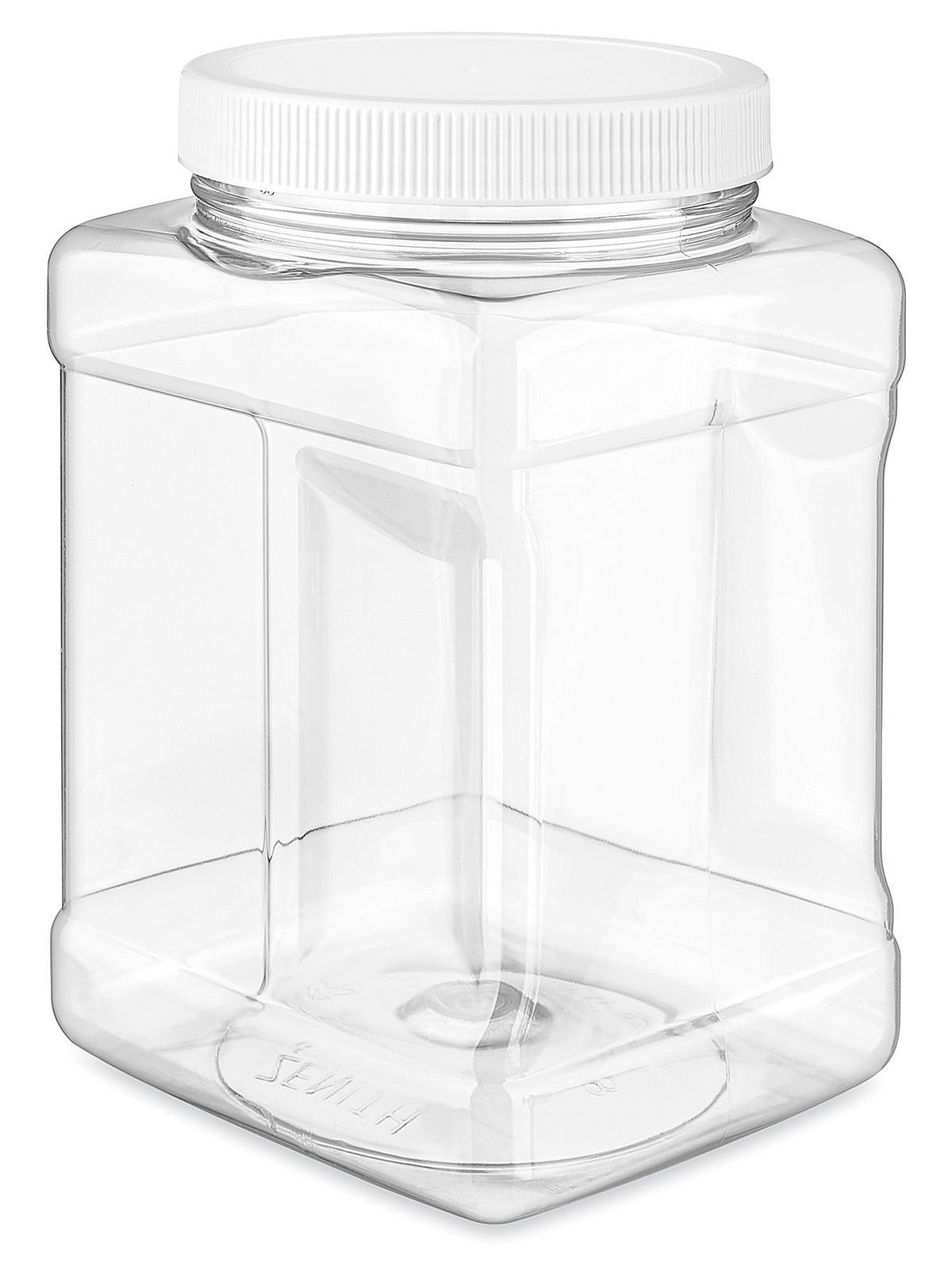Plastic Grip Jars Skid Lot - 48 oz. Sold