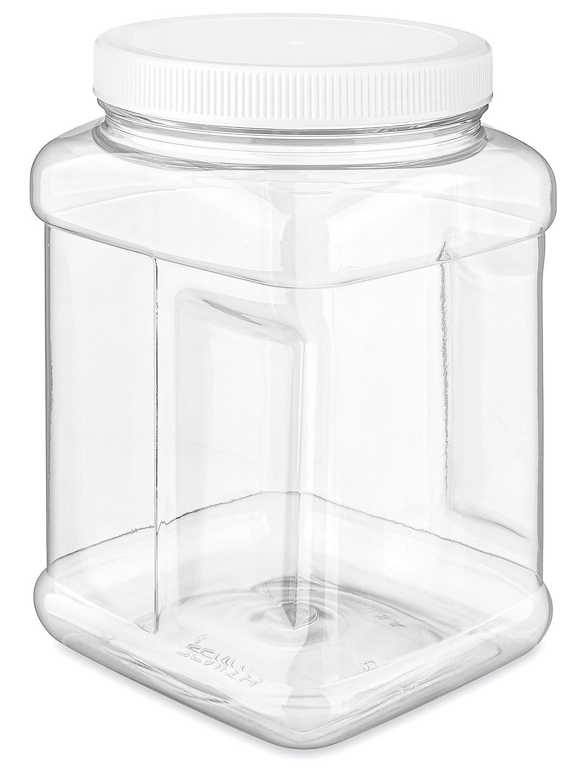 Plastic Grip Jars - 1 2 Gallon. Sold in