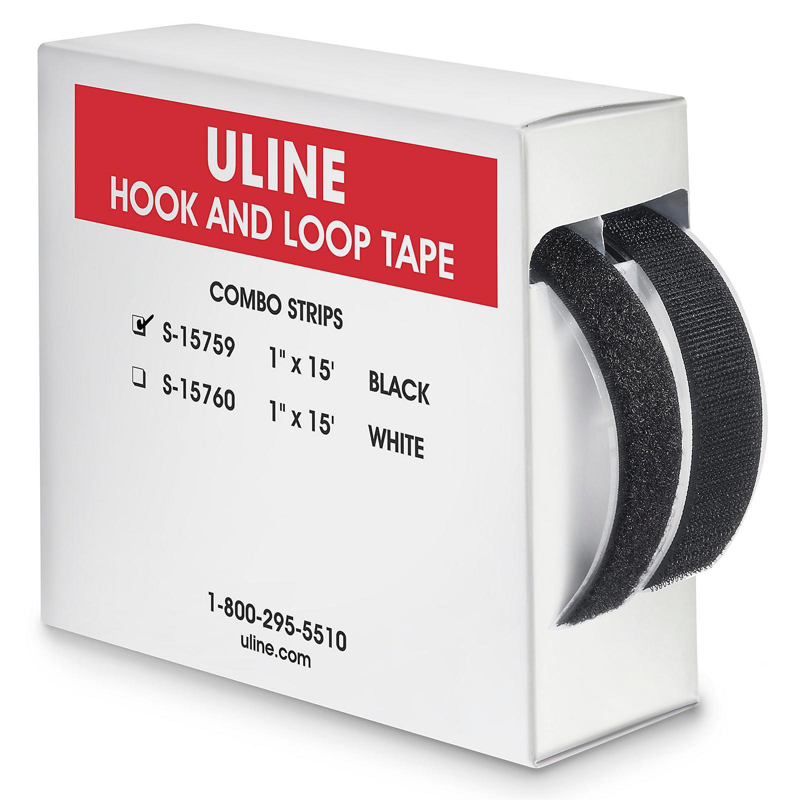 Uline Hook and Loop Combo Strips Pack -