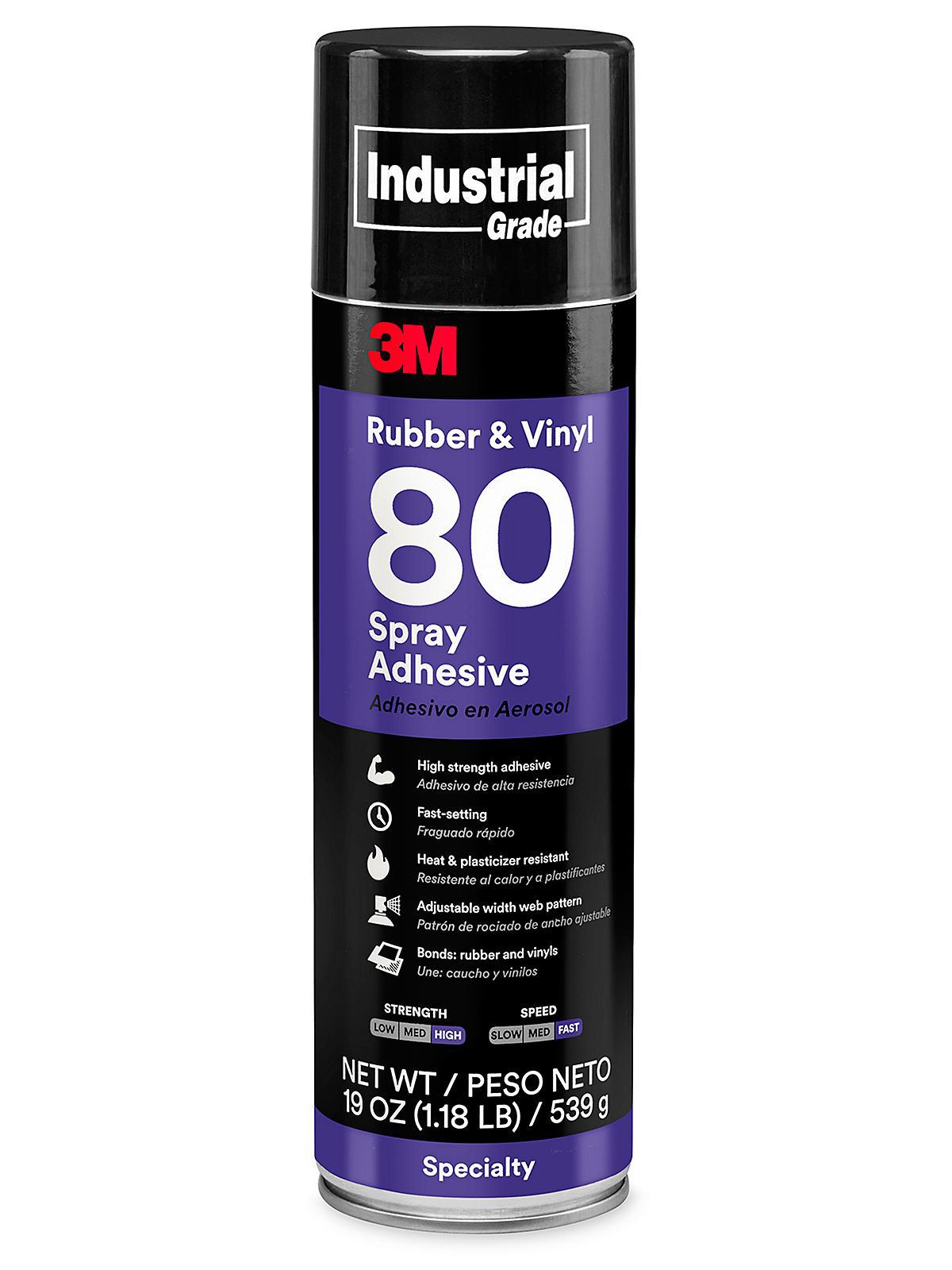 3M Rubber and Vinyl 80 Spray Adhesive. S