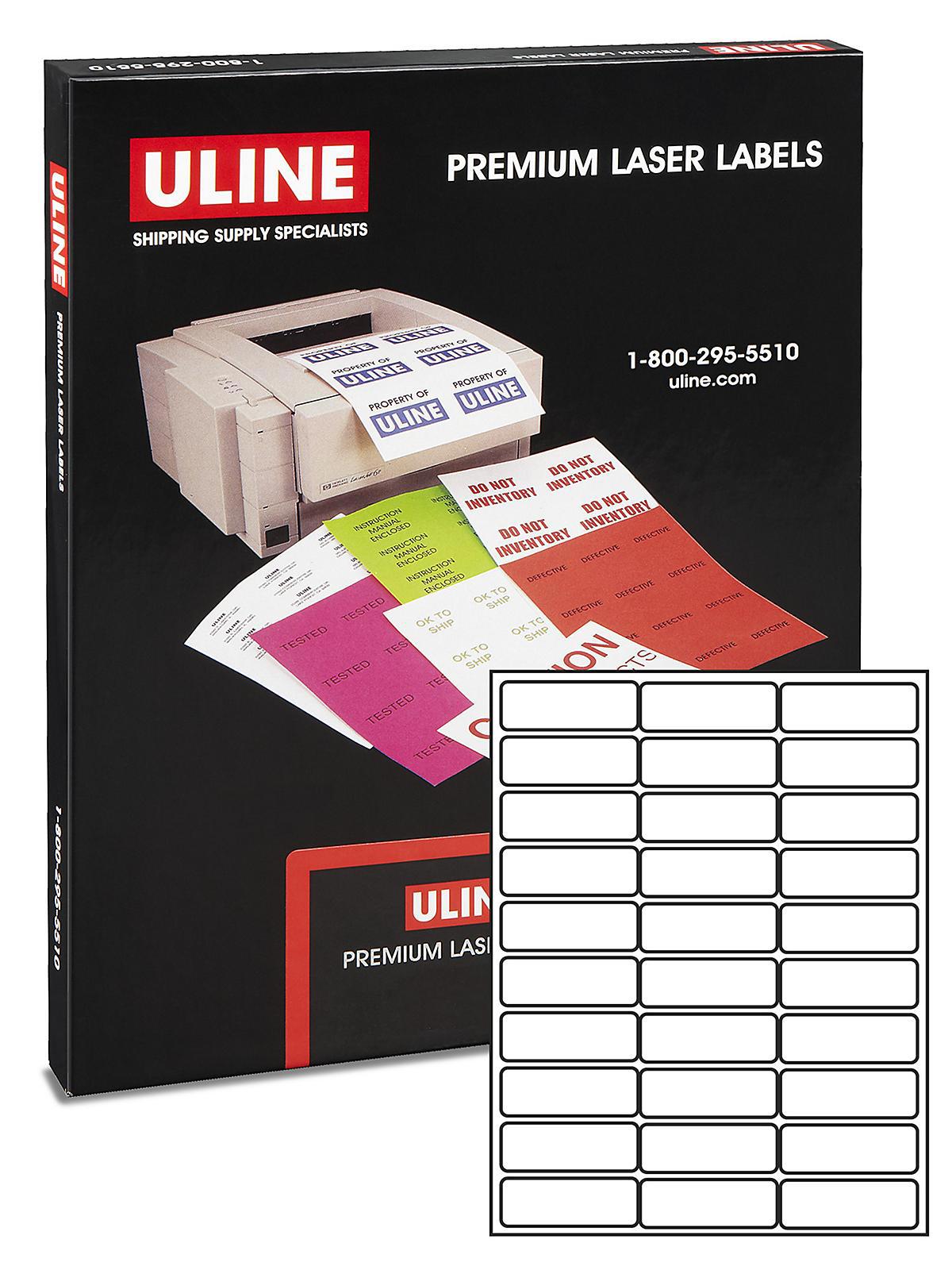 Uline Weather-Resistant Laser Labels - 2