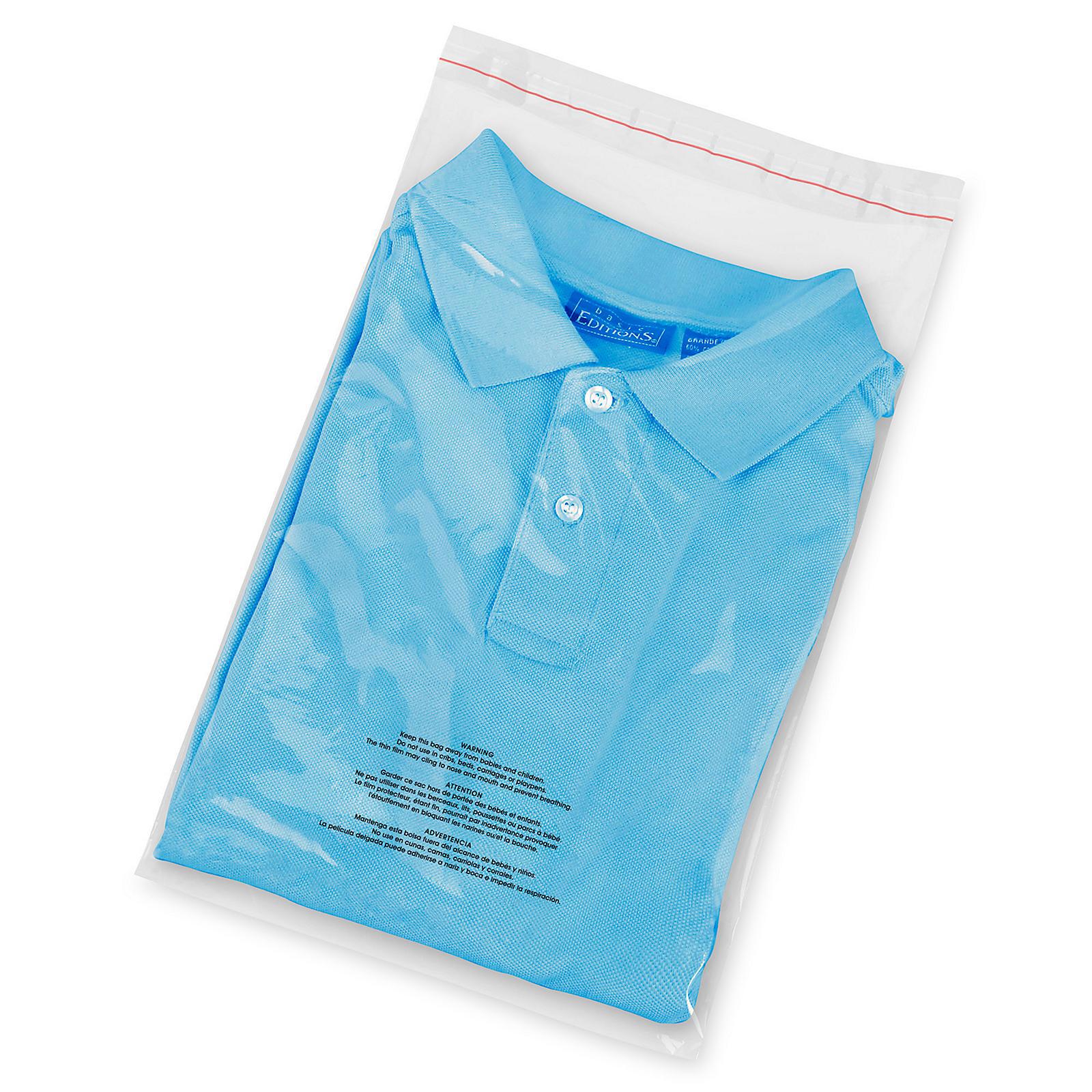 Resealable Suffocation Warning Bags - 1.